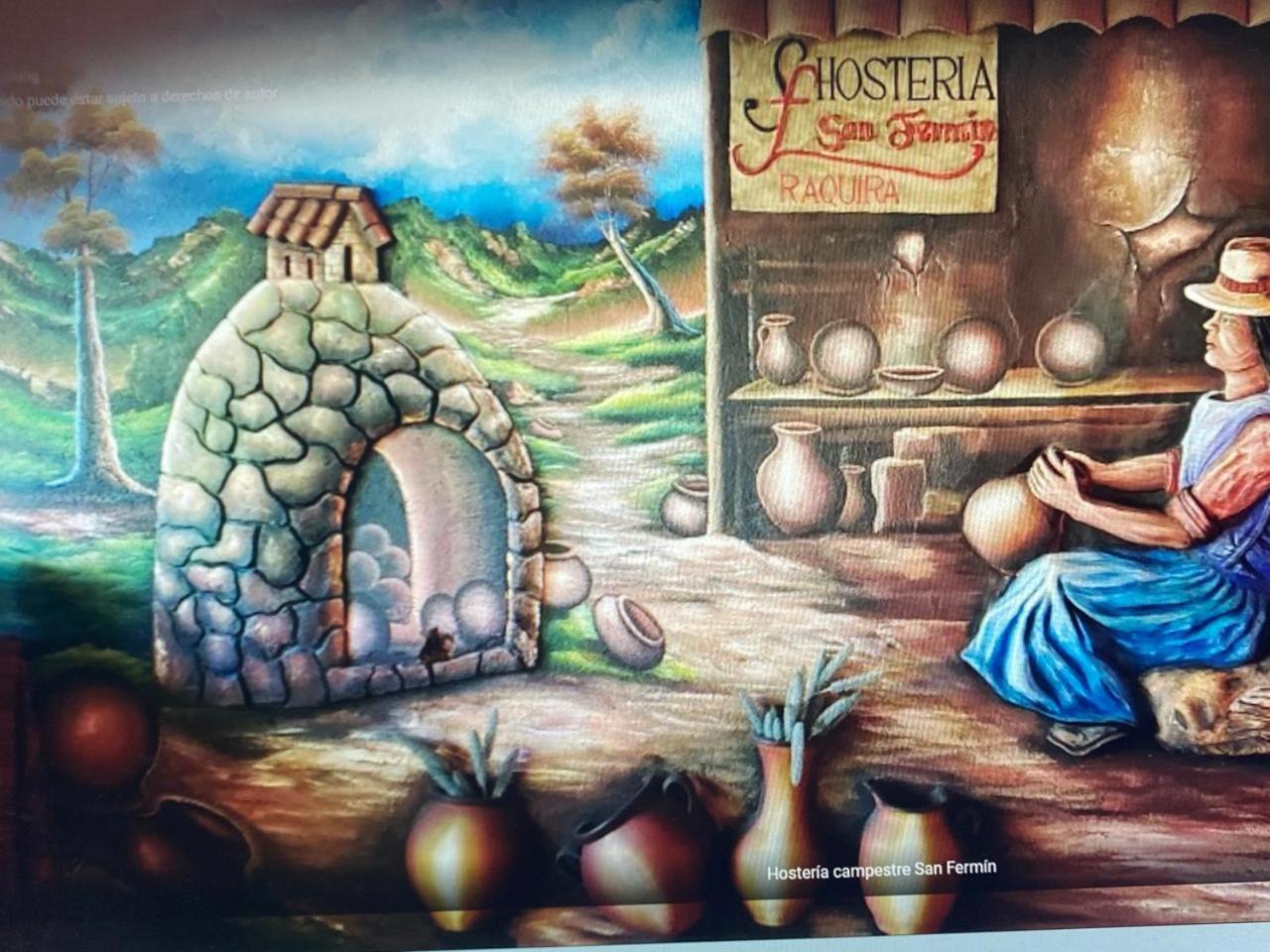 Hosteria Campestre San Fermin Ráquira Exteriör bild